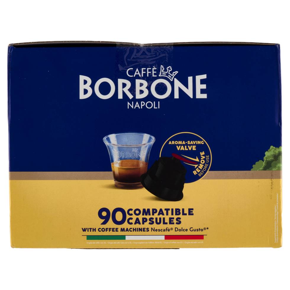 CAPSULE CAFFE' BORBONE MISCELA BLU  COMPATIBILE DOLCE GUSTO 90PZ