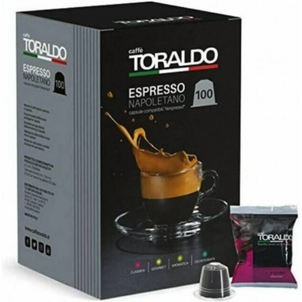 CAPSULE CAFFE' TORALDO CLASS NESPRESSO 100PZ
