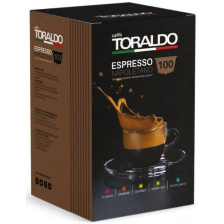 CAPSULE CAFFE' TORALDO CREMOSO COMPATIBILE  DOLCEGUSTO 100PZ