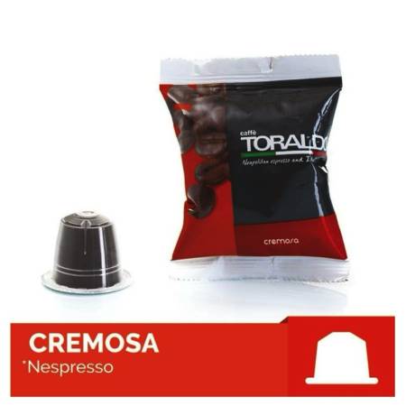 CAPSULE CAFFE' TORALDO CREMOSO COMPATIBILE NESPRESSO 100PZ